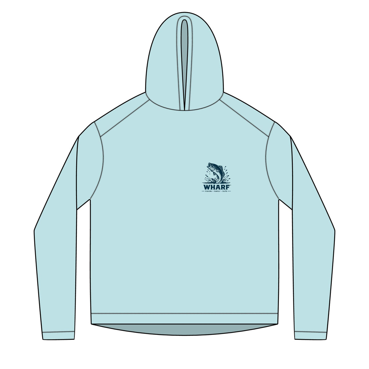 Trying To Catch A Keeper Solar Hoodie
