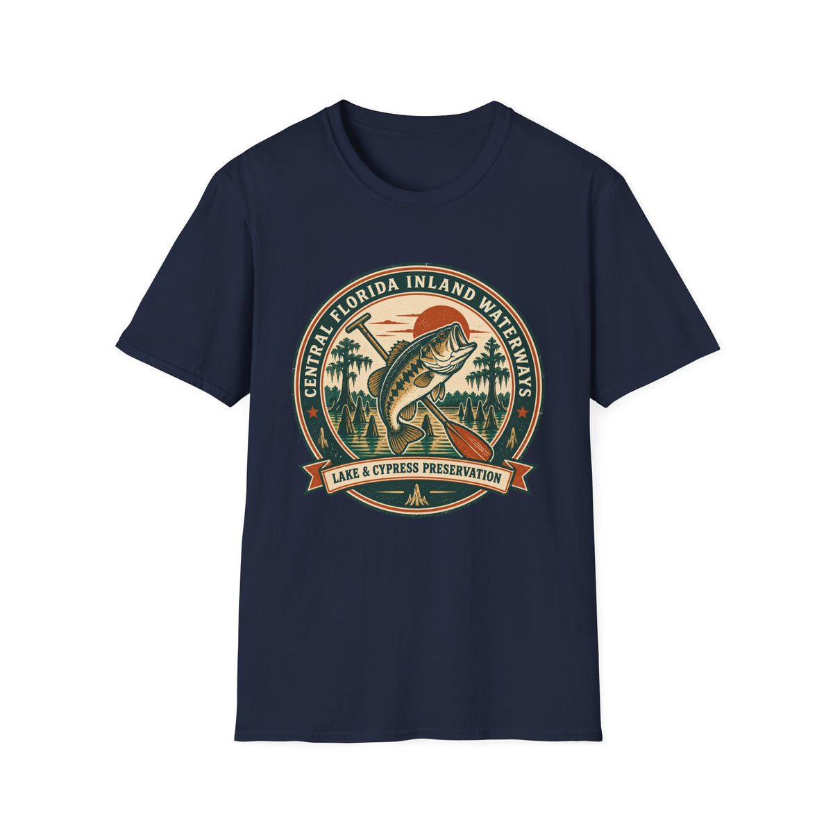 Central Florida Inland Waterways Fishing T-Shirt