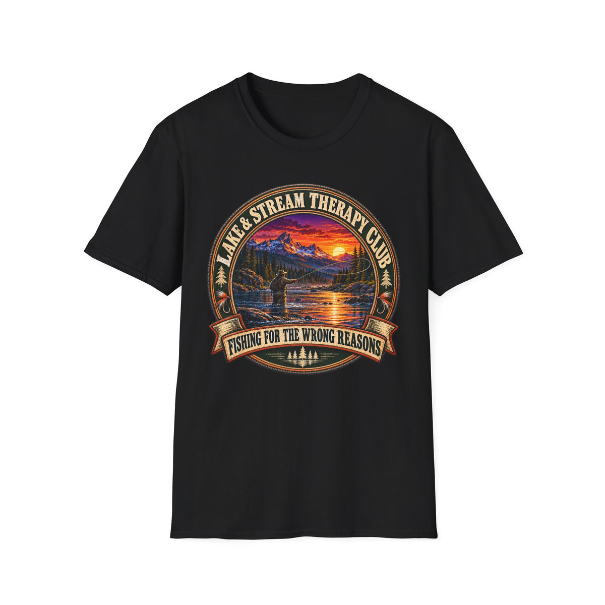Lake & Stream Therapy Club T-Shirt