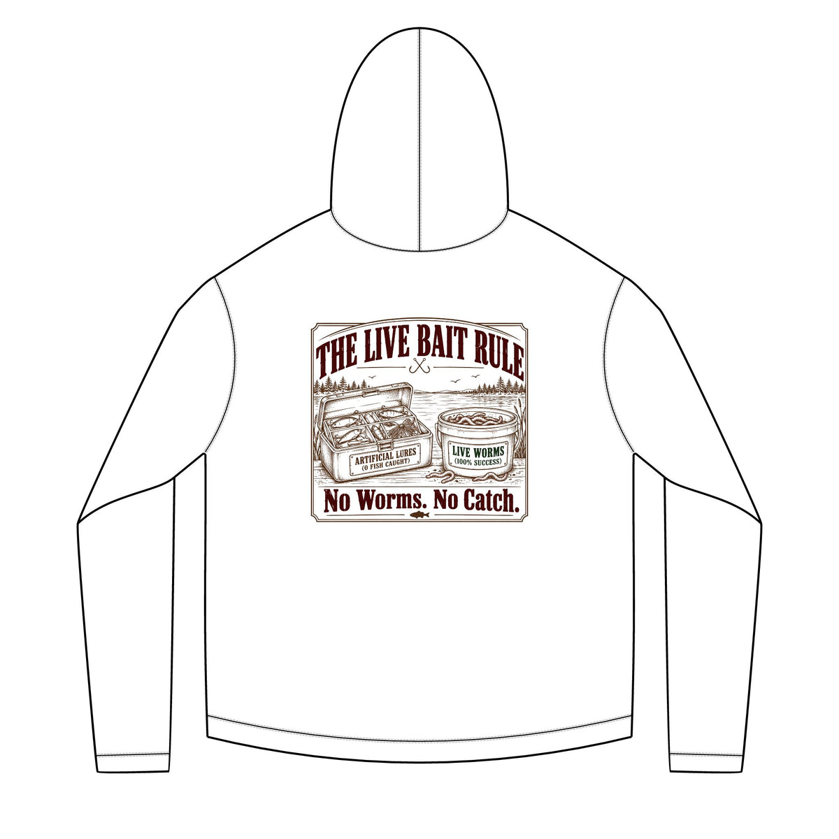 The Live bait rule Solar Hoodie