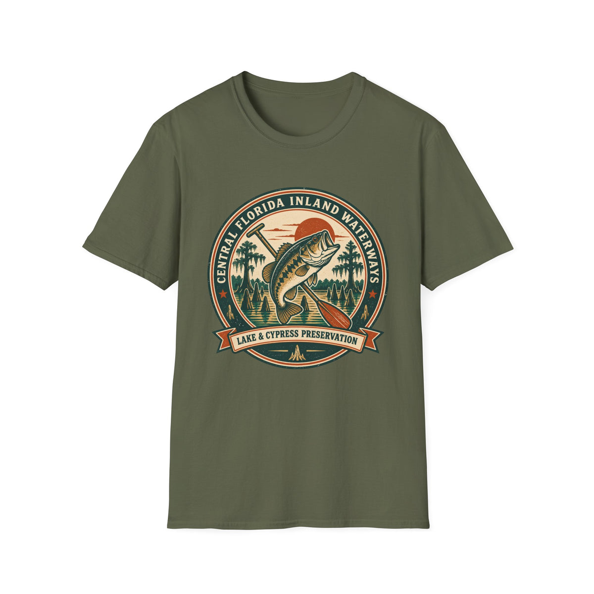 Central Florida Inland Waterways Fishing T-Shirt