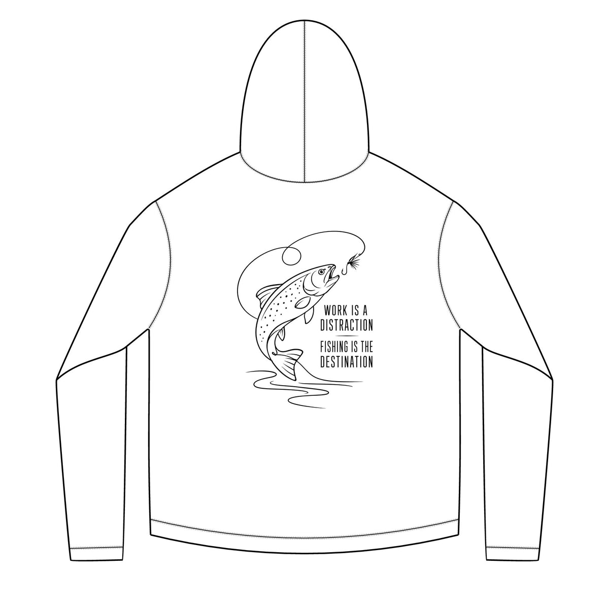 Work is a distraction Solar Hoodie
