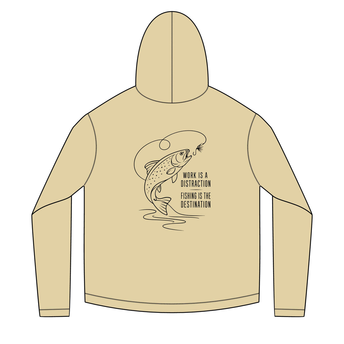 Work is a distraction Solar Hoodie