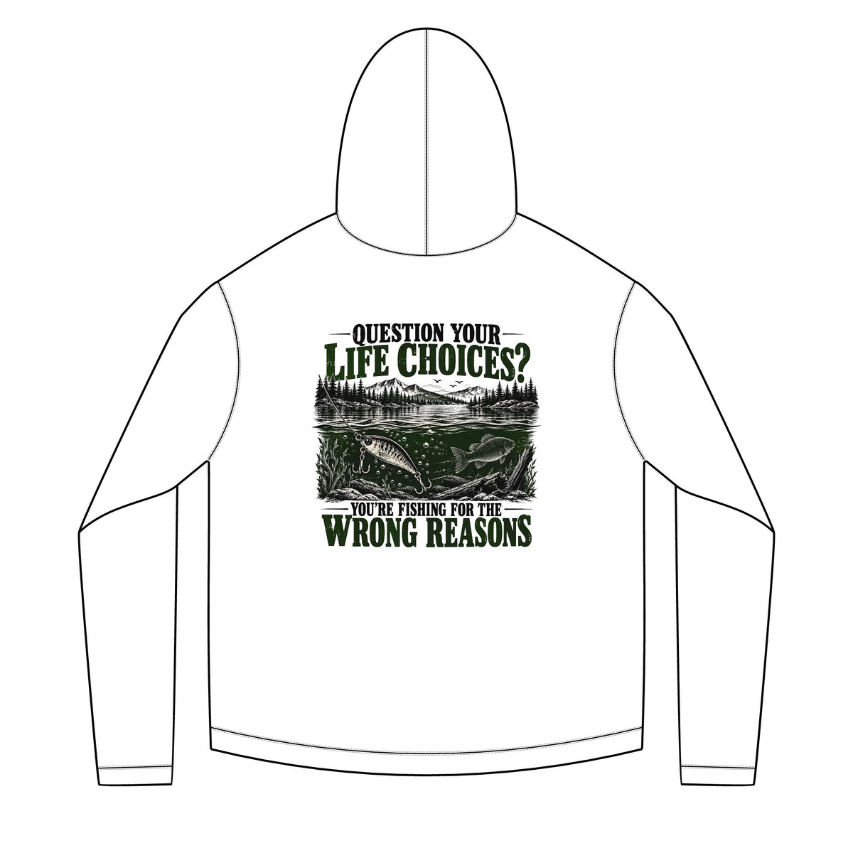 Questioning Life Choices Solar Hoodie