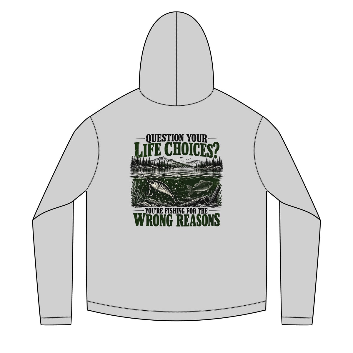 Questioning Life Choices Solar Hoodie