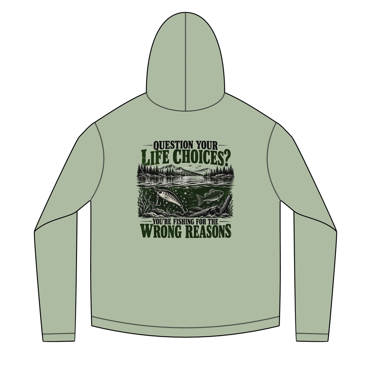 Questioning Life Choices Solar Hoodie