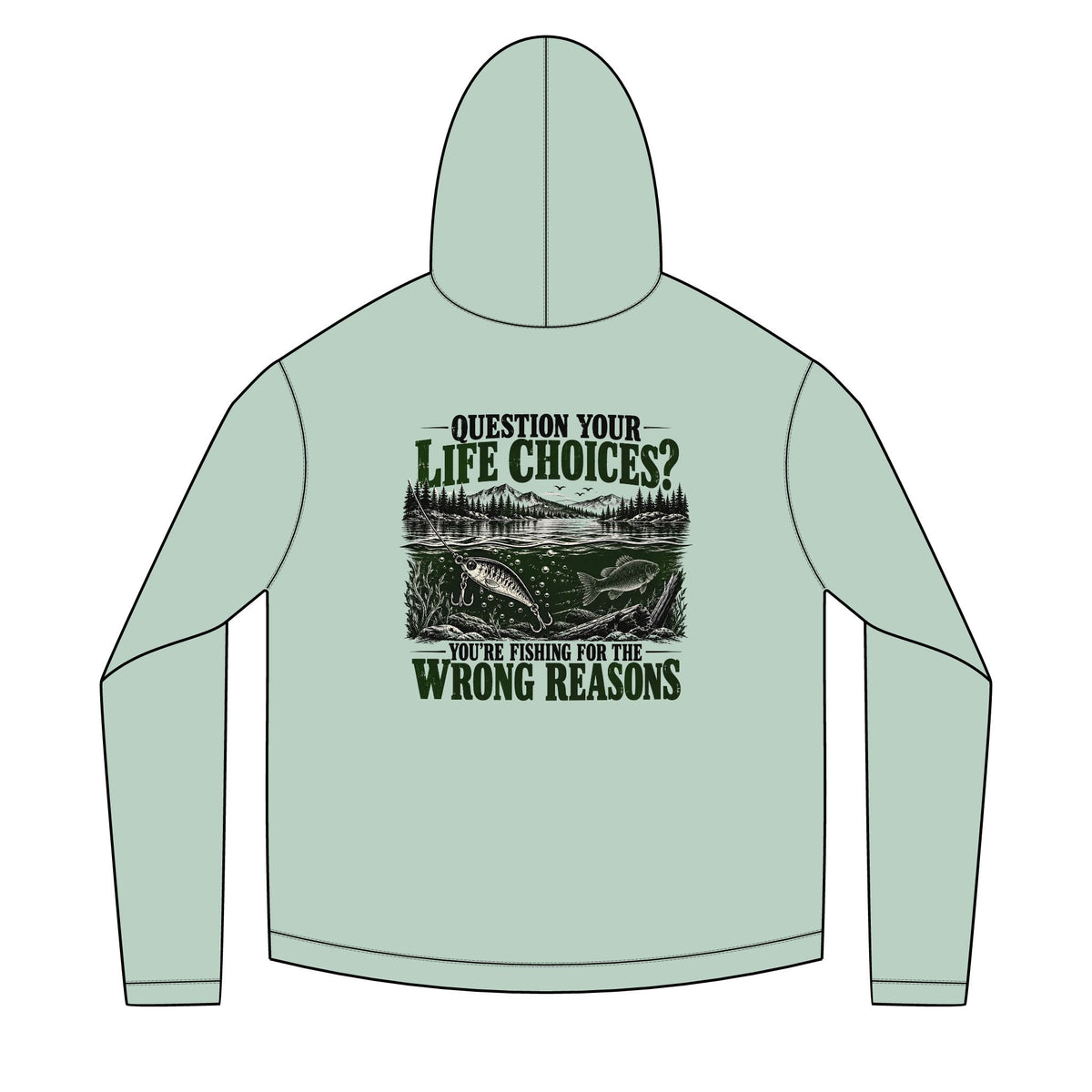 Questioning Life Choices Solar Hoodie