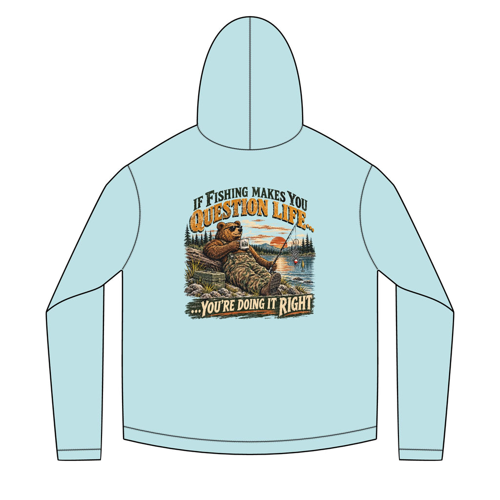 If Fishing Makes You Question Life Solar Hoodie