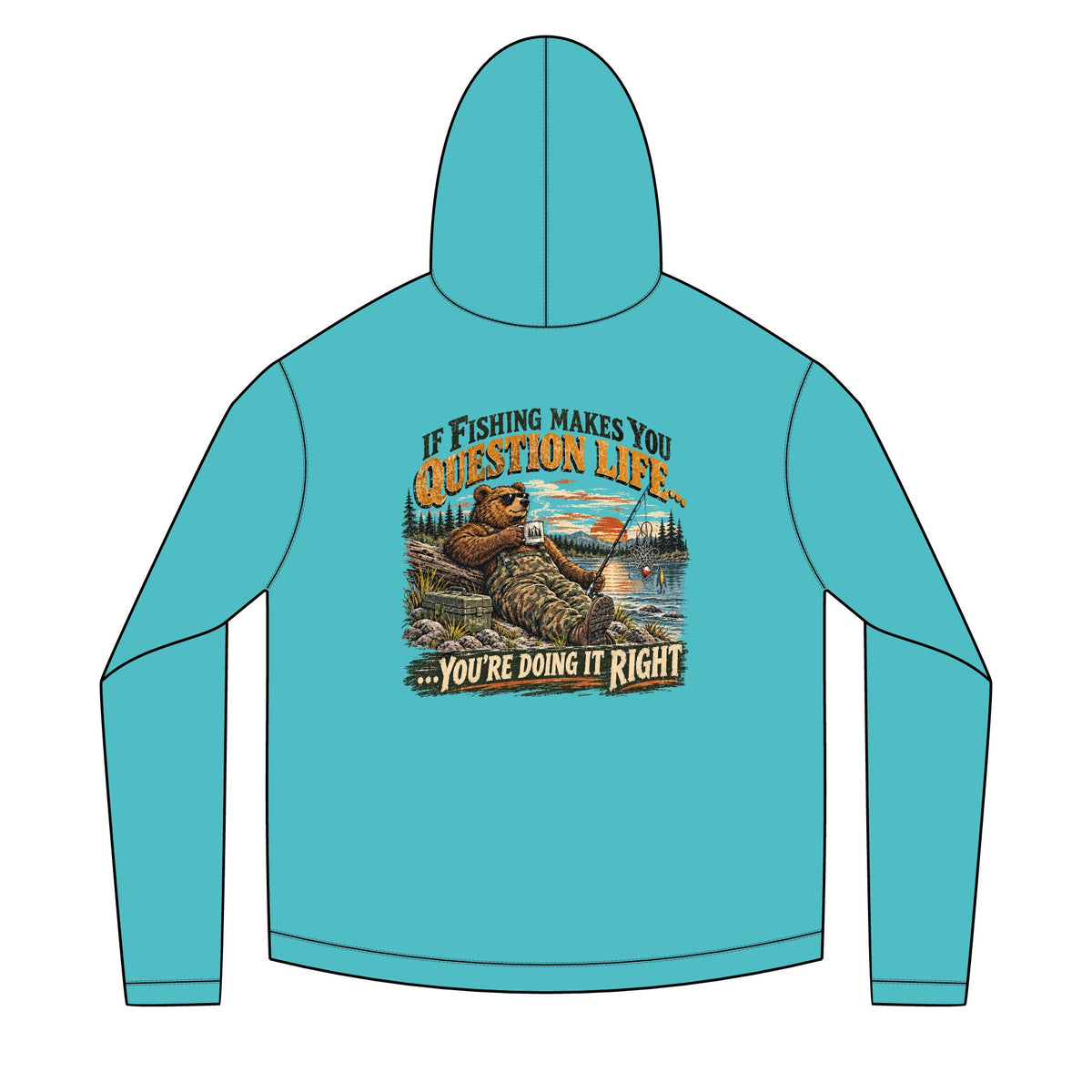 If Fishing Makes You Question Life Solar Hoodie