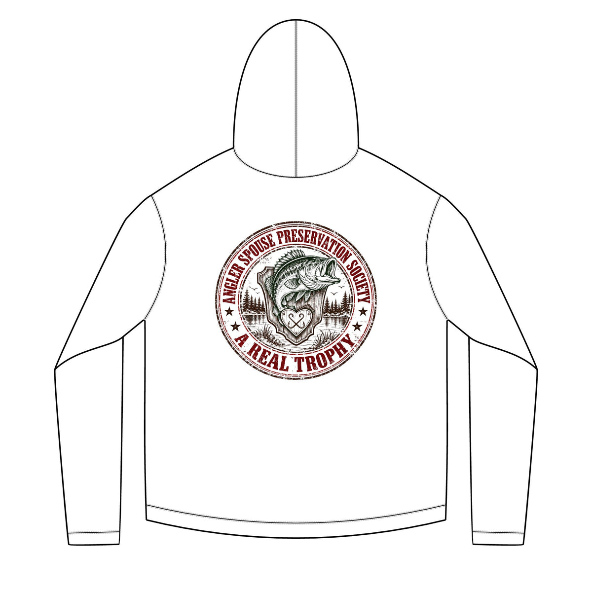 Angler Spouse Preservation Society Solar Hoodie
