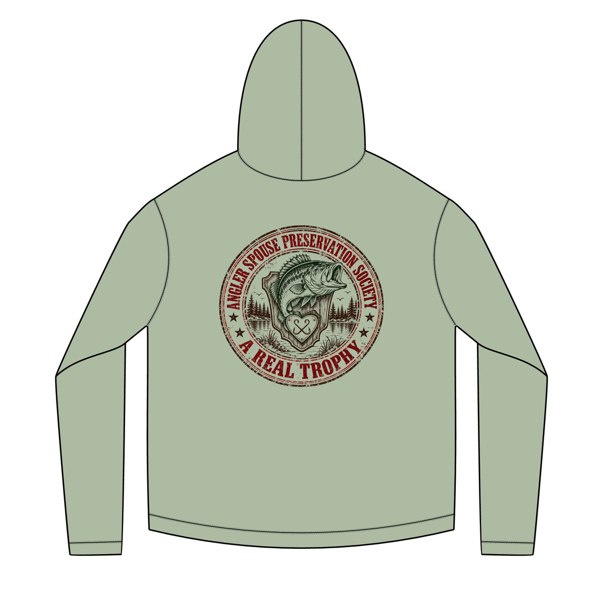 Angler Spouse Preservation Society Solar Hoodie