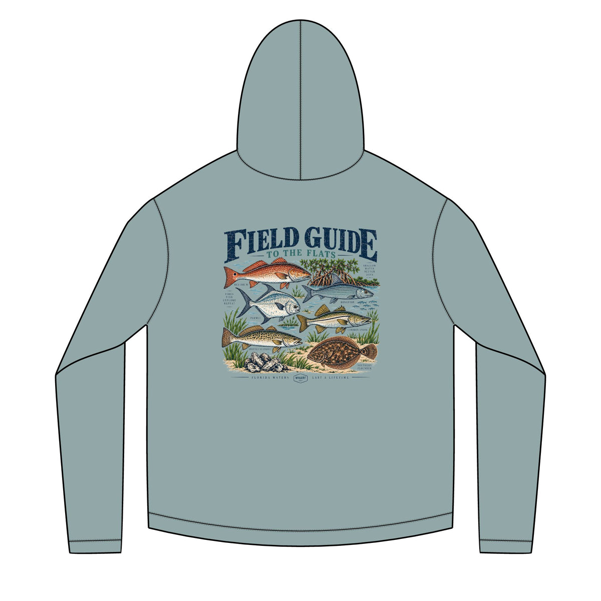 Field Guide To The Flats Solar Hoodie