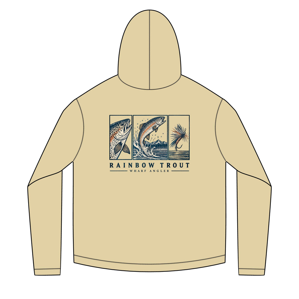 Rainbow Trout Color Solar Hoodie