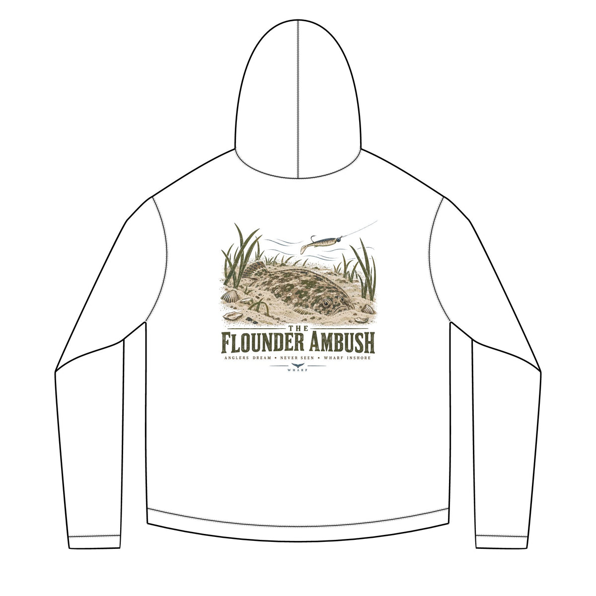 Flounder Ambush Solar Hoodie