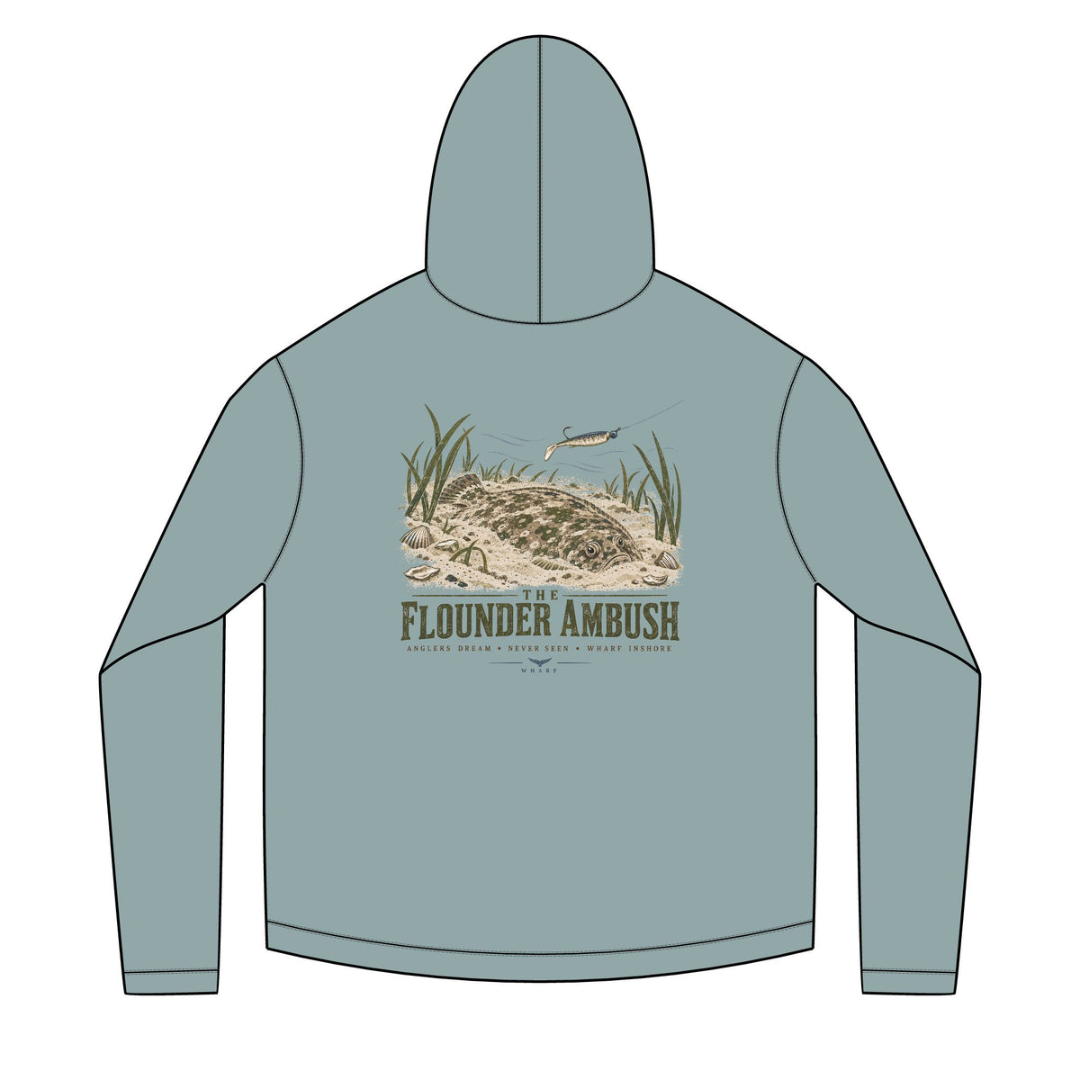 Flounder Ambush Solar Hoodie