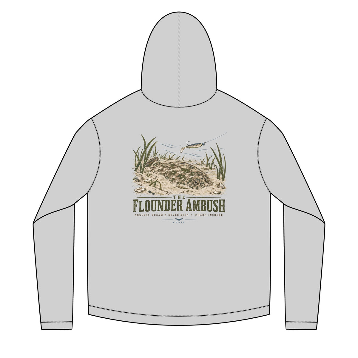 Flounder Ambush Solar Hoodie