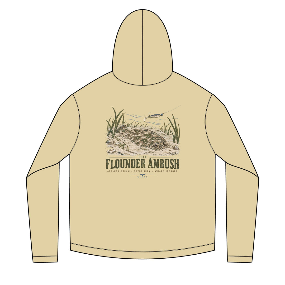 Flounder Ambush Solar Hoodie