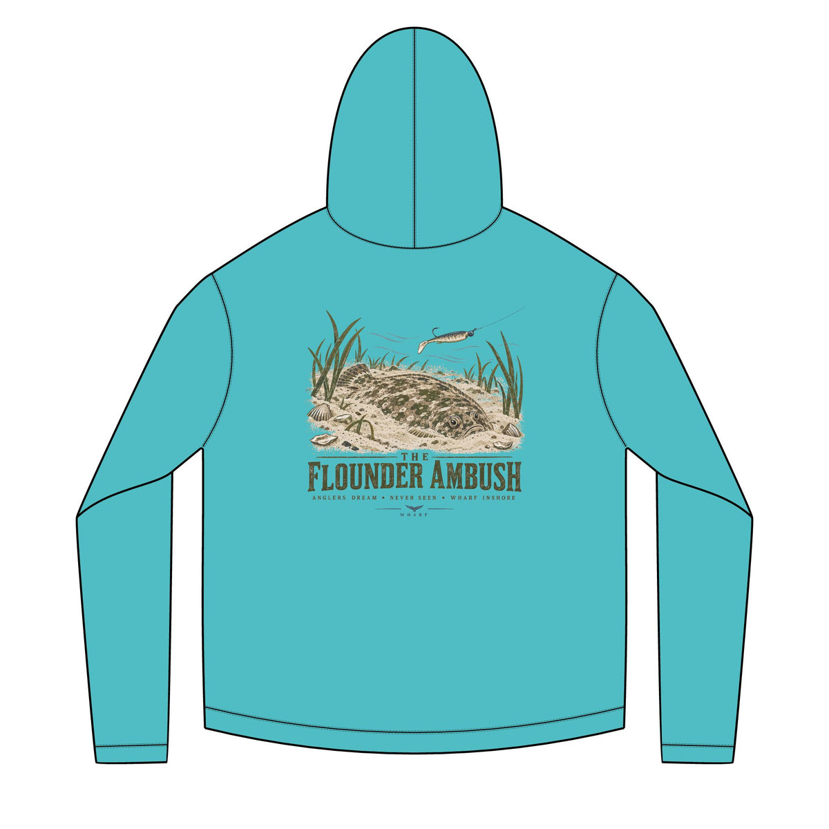 Flounder Ambush Solar Hoodie