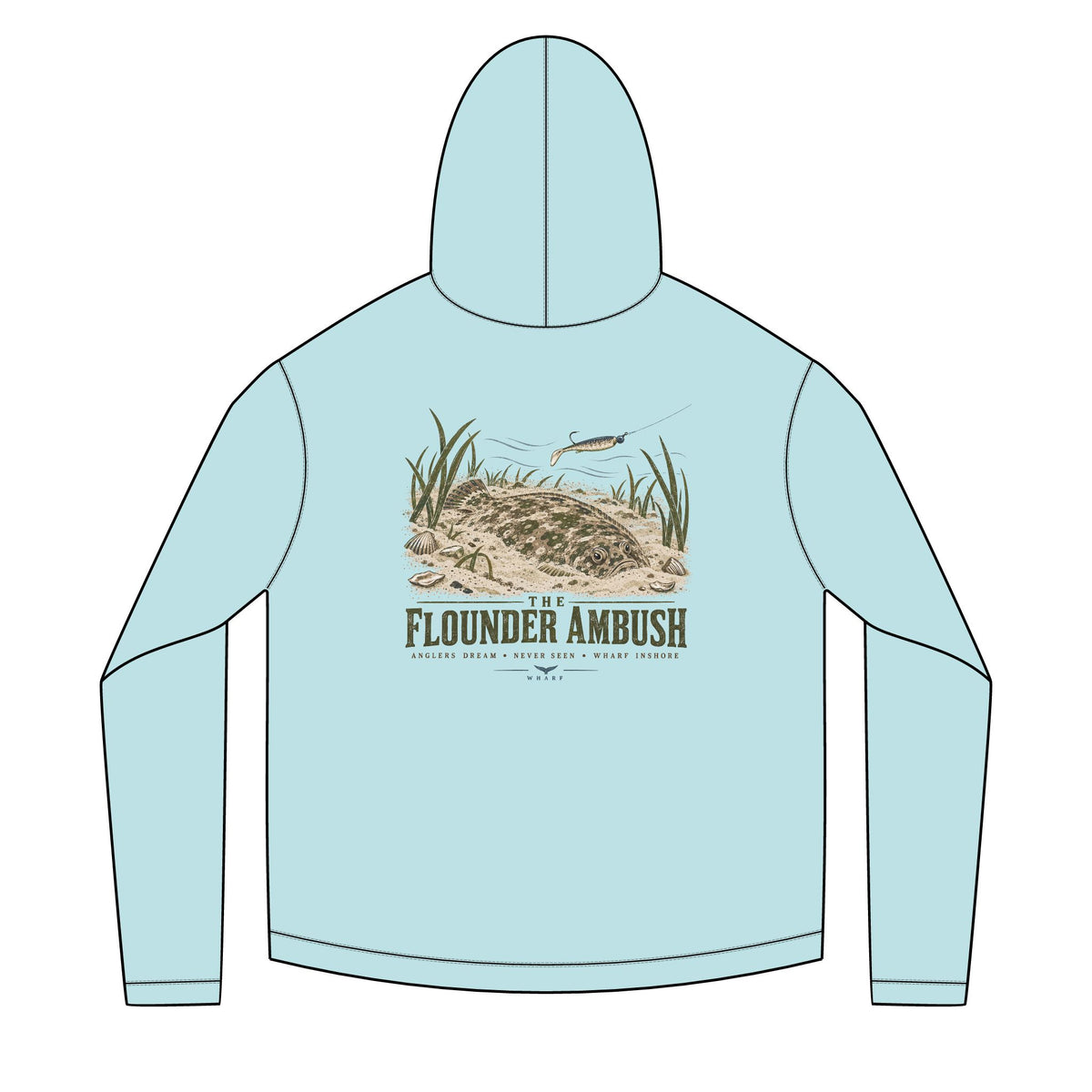 Flounder Ambush Solar Hoodie