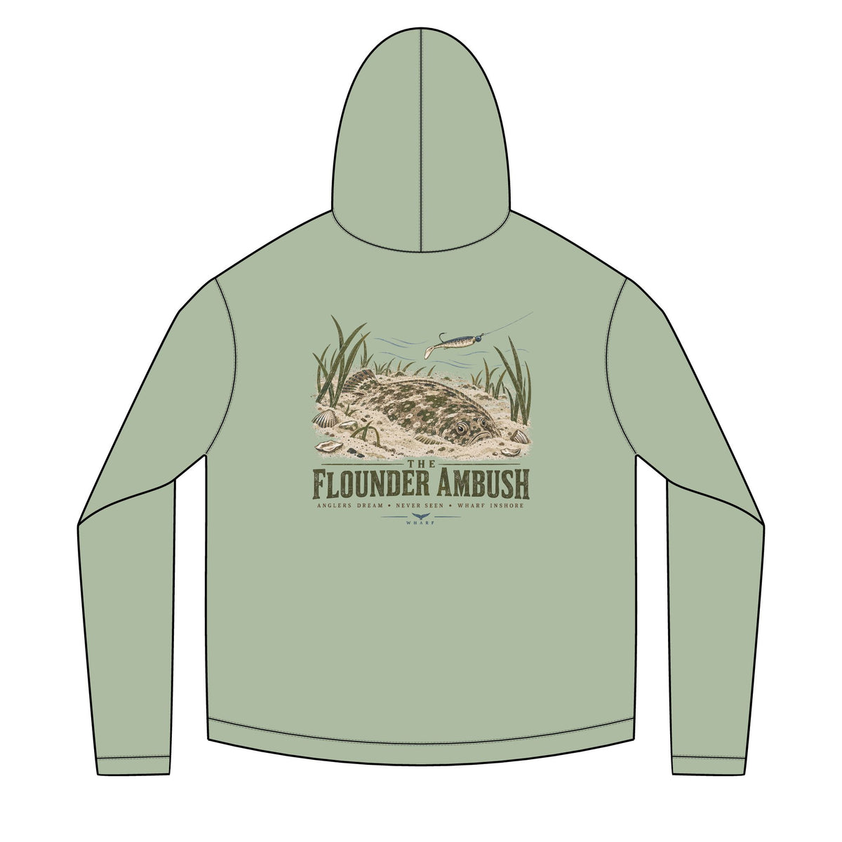 Flounder Ambush Solar Hoodie