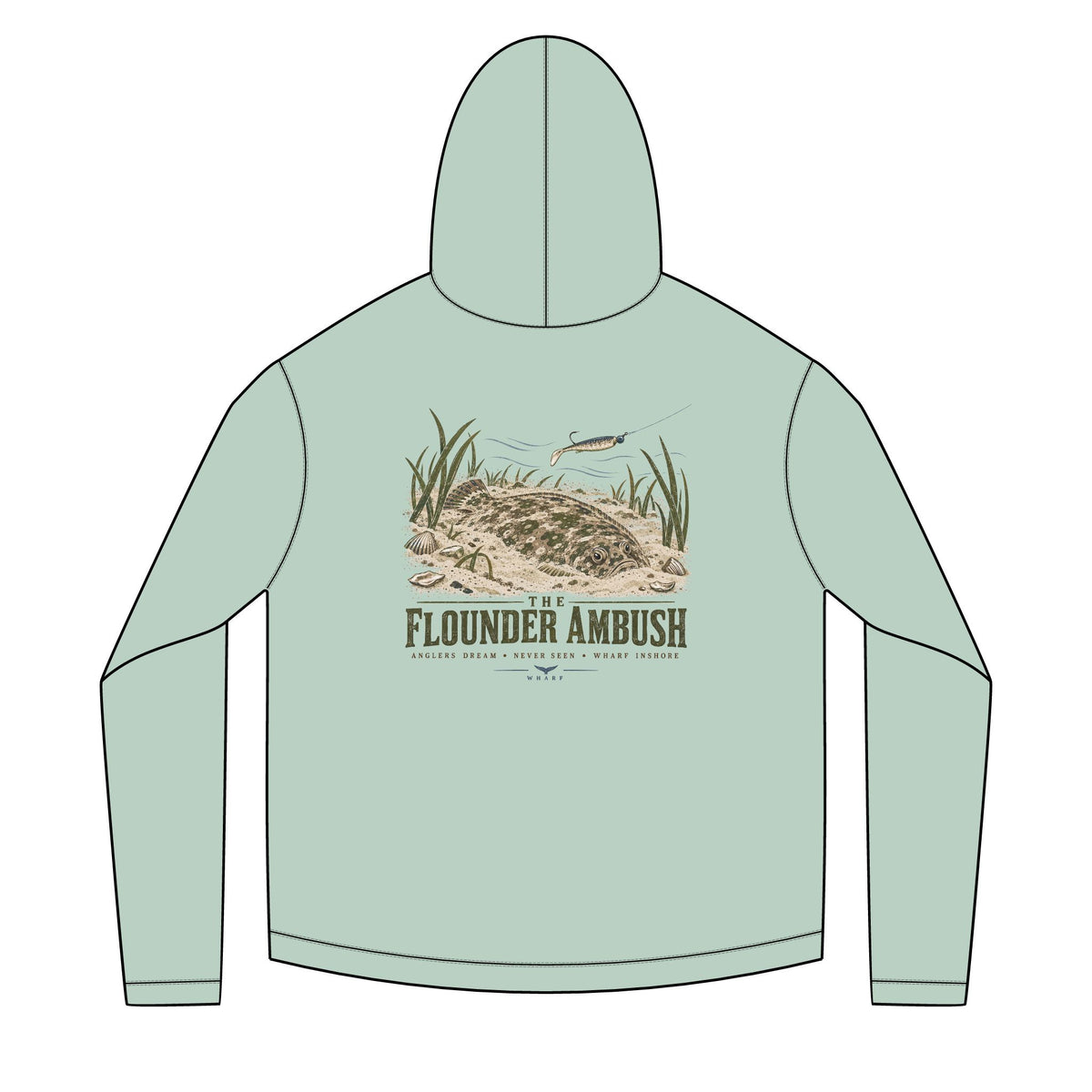 Flounder Ambush Solar Hoodie