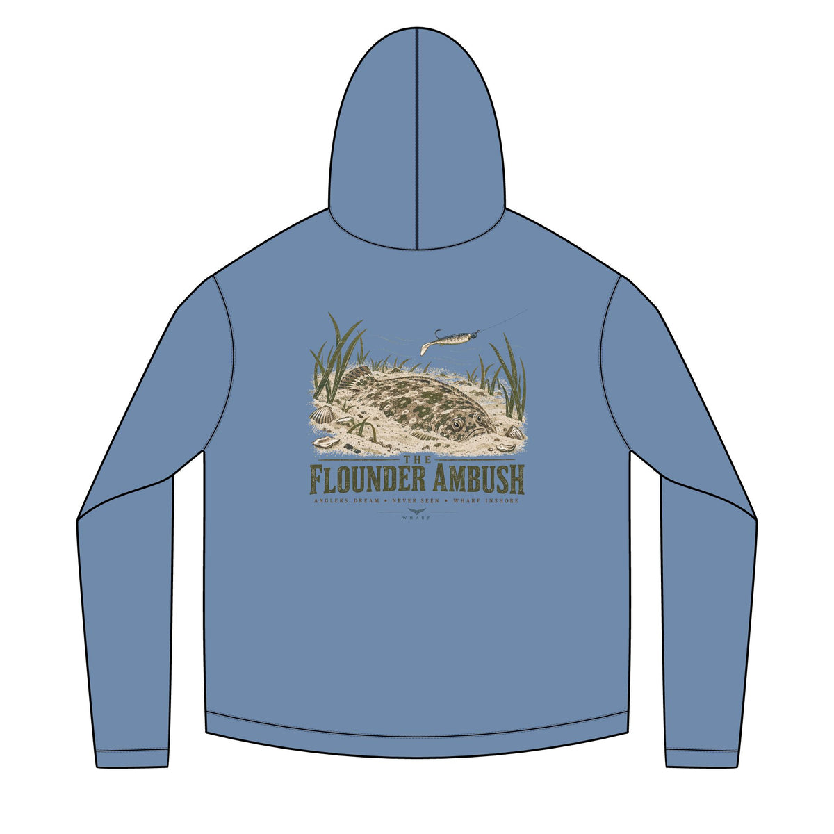 Flounder Ambush Solar Hoodie