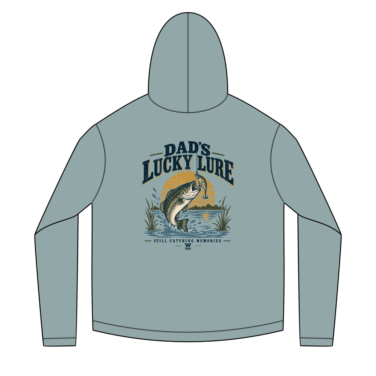 Dads Lucky Lure Solar Hoodie