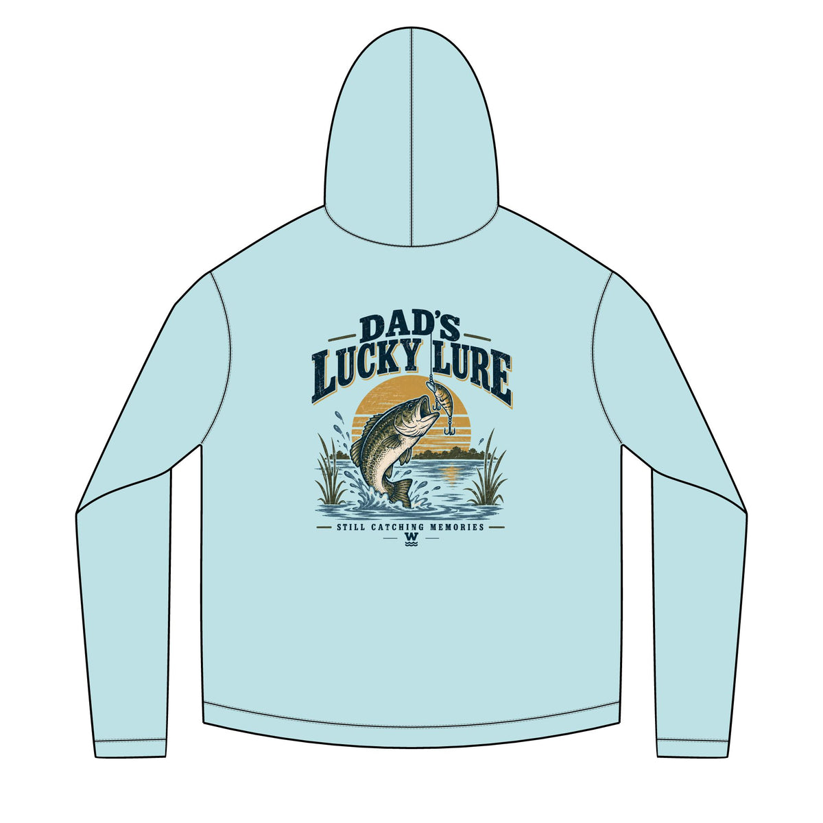 Dads Lucky Lure Solar Hoodie