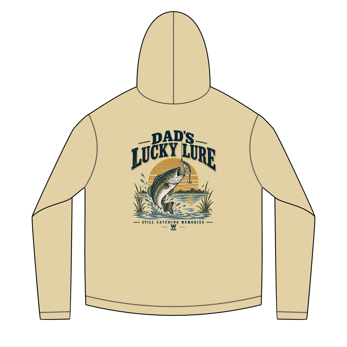 Dads Lucky Lure Solar Hoodie