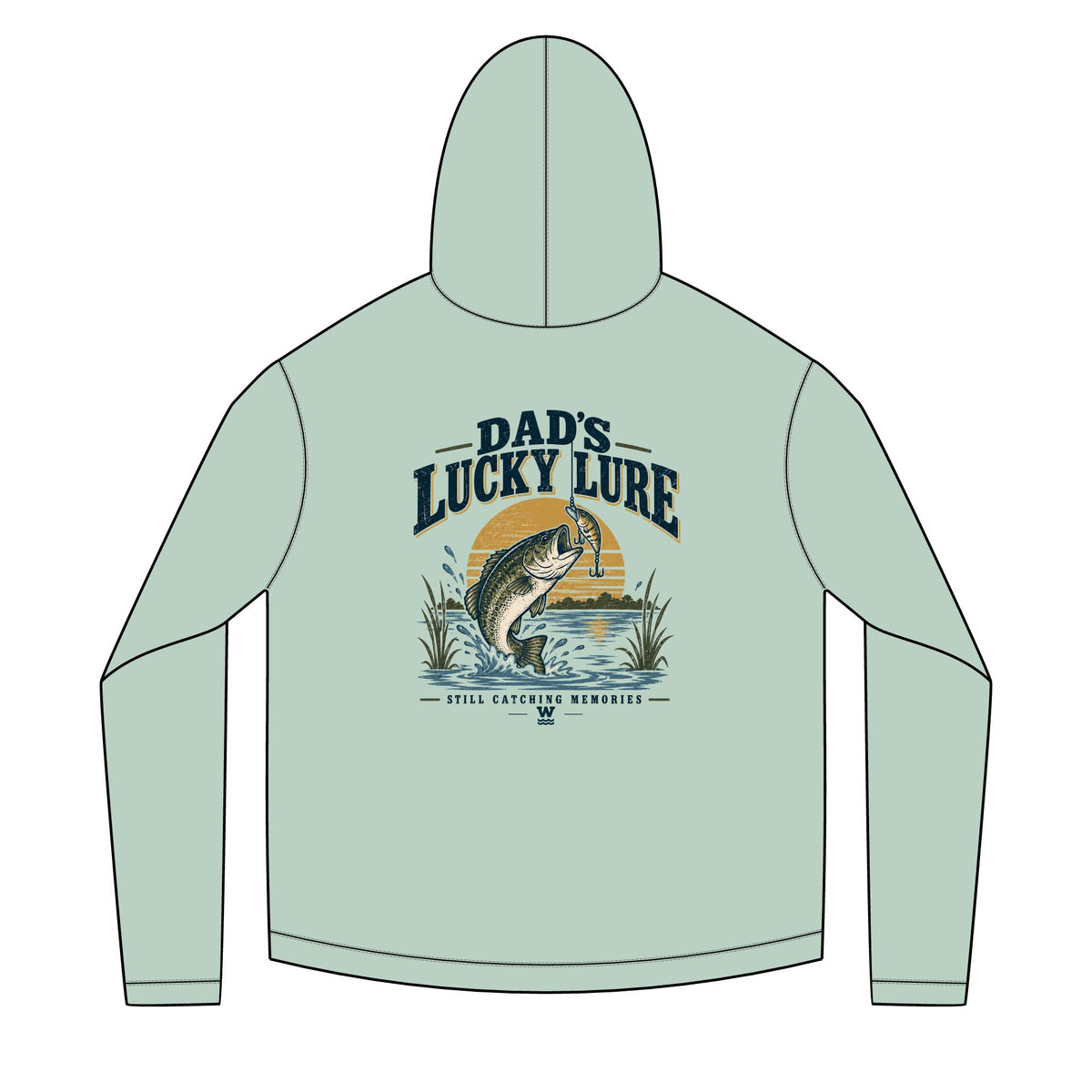 Dads Lucky Lure Solar Hoodie