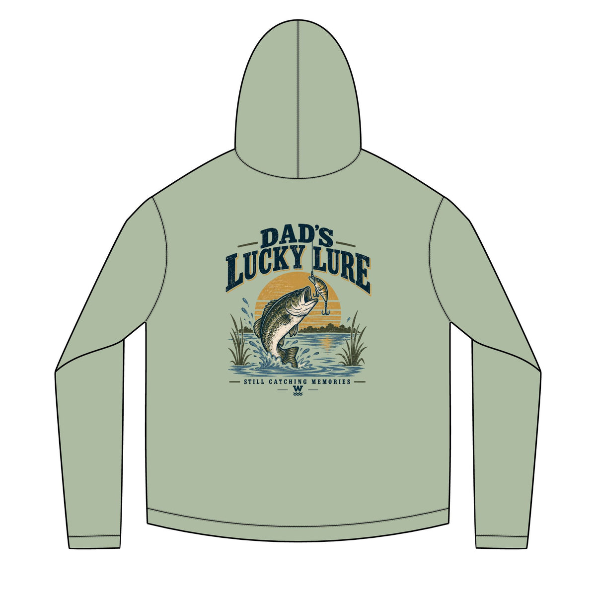 Dads Lucky Lure Solar Hoodie