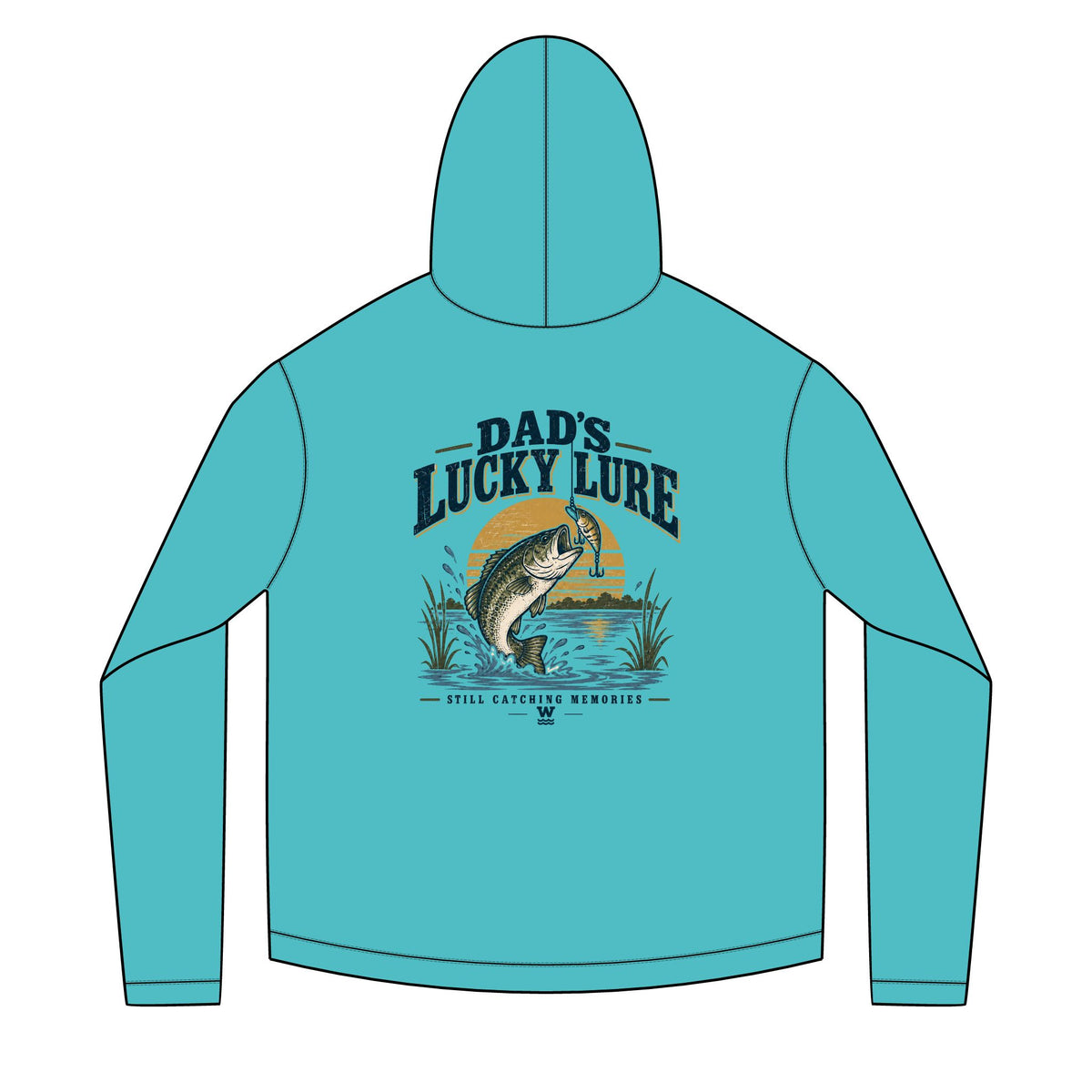 Dads Lucky Lure Solar Hoodie