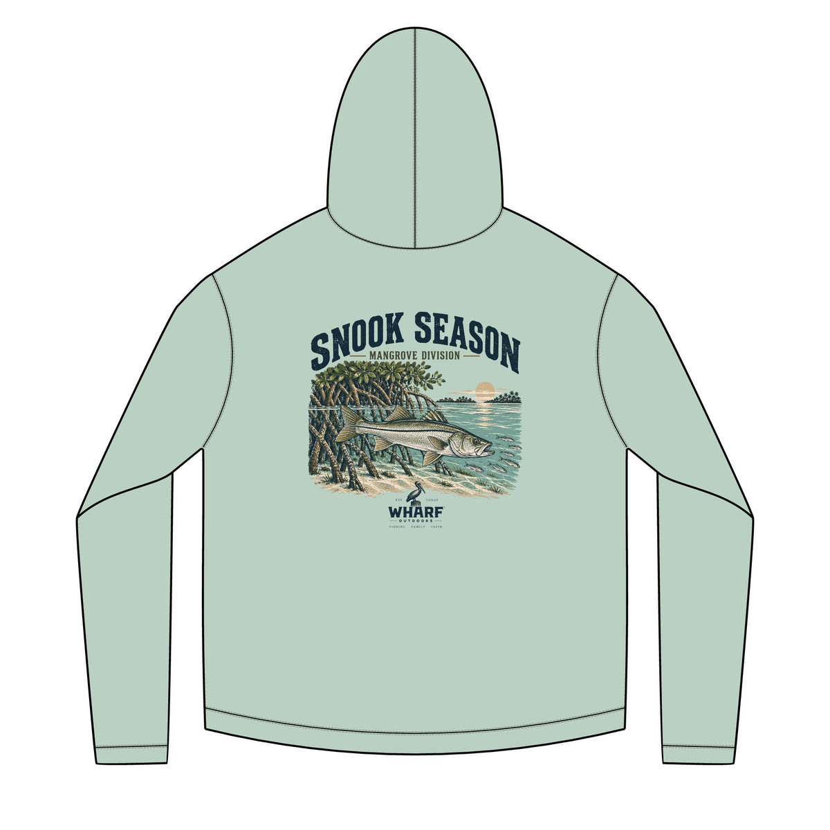 Snook Season Solar Hoodie