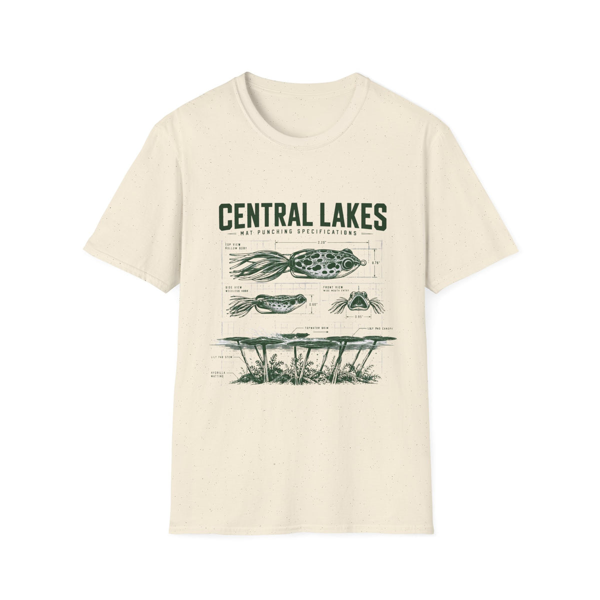 Central Lakes Fishing T-Shirt