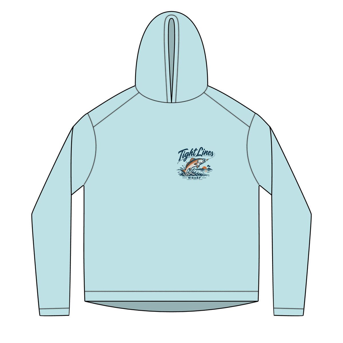 tight lines friends Solar Hoodie