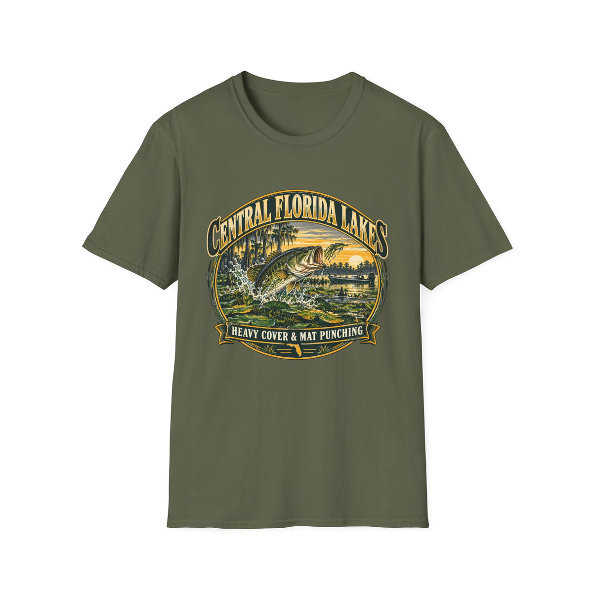 Central Florida Lakes Fishing T-Shirt