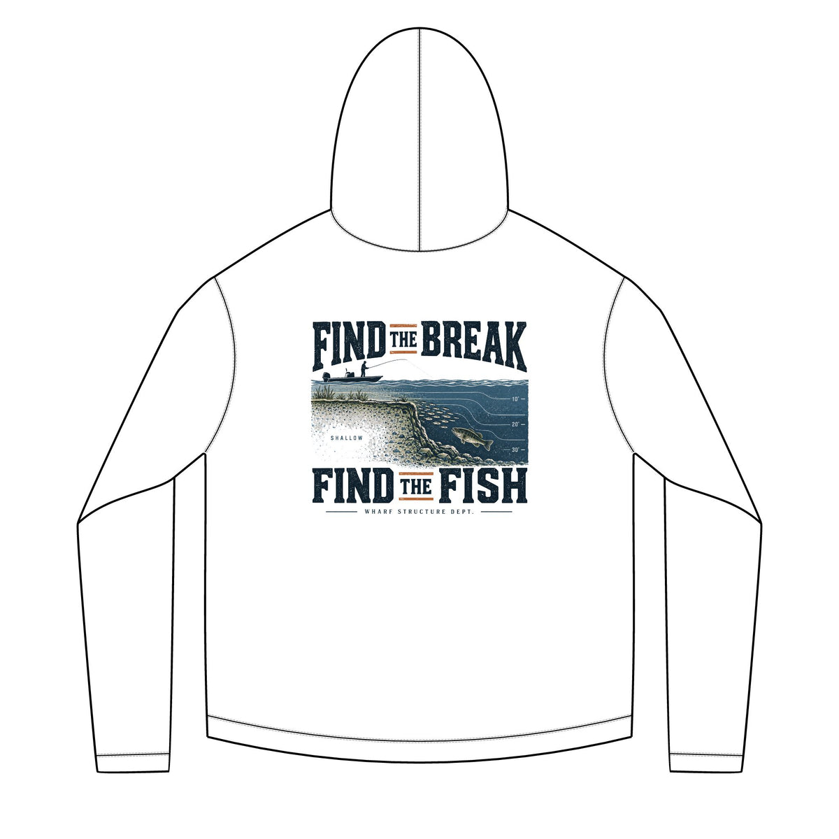 Find The Break Find The Fish Solar Hoodie