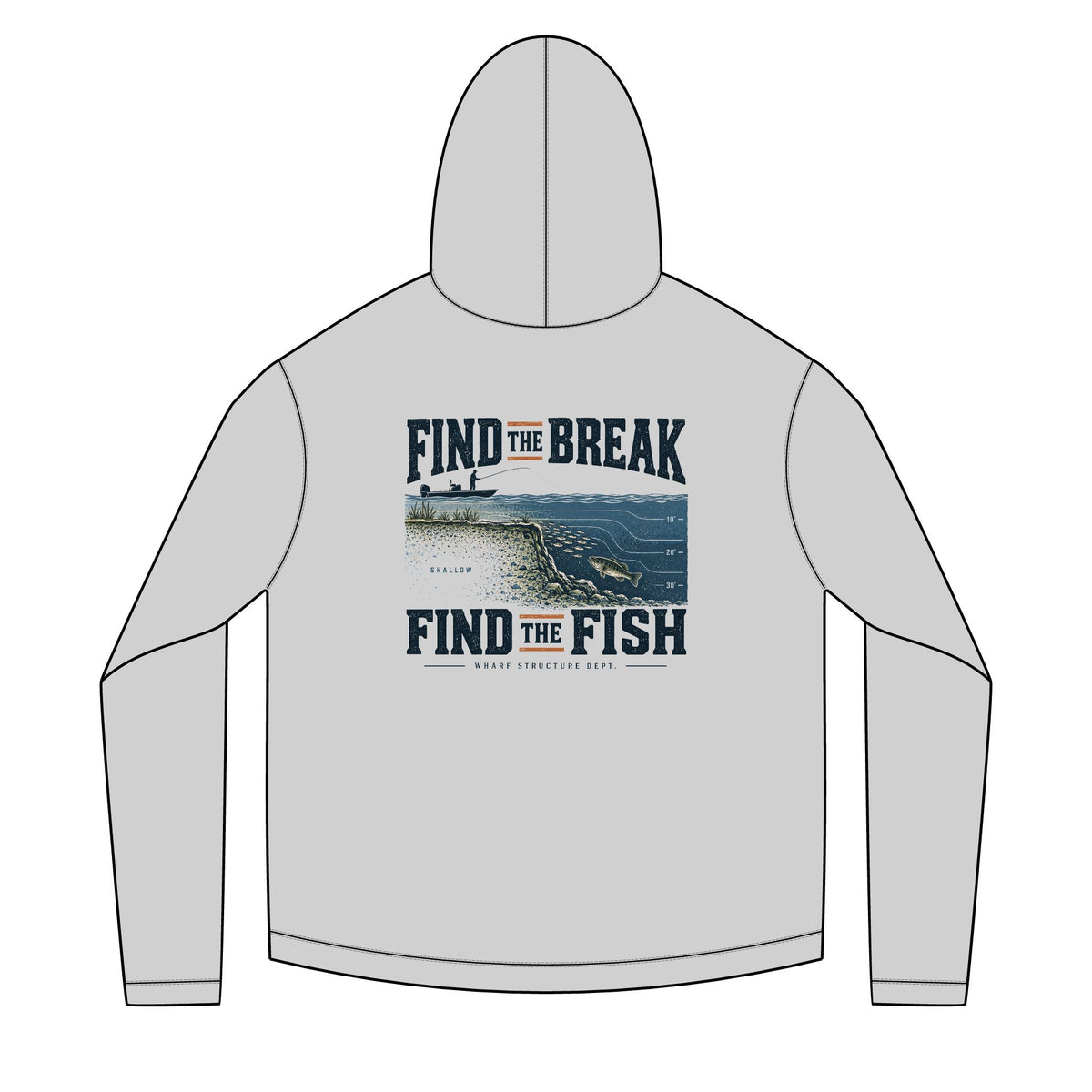 Find The Break Find The Fish Solar Hoodie