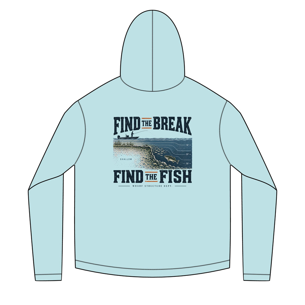 Find The Break Find The Fish Solar Hoodie