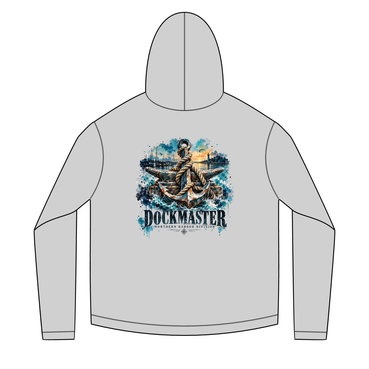 Dockmaster Blue Solar Hoodie
