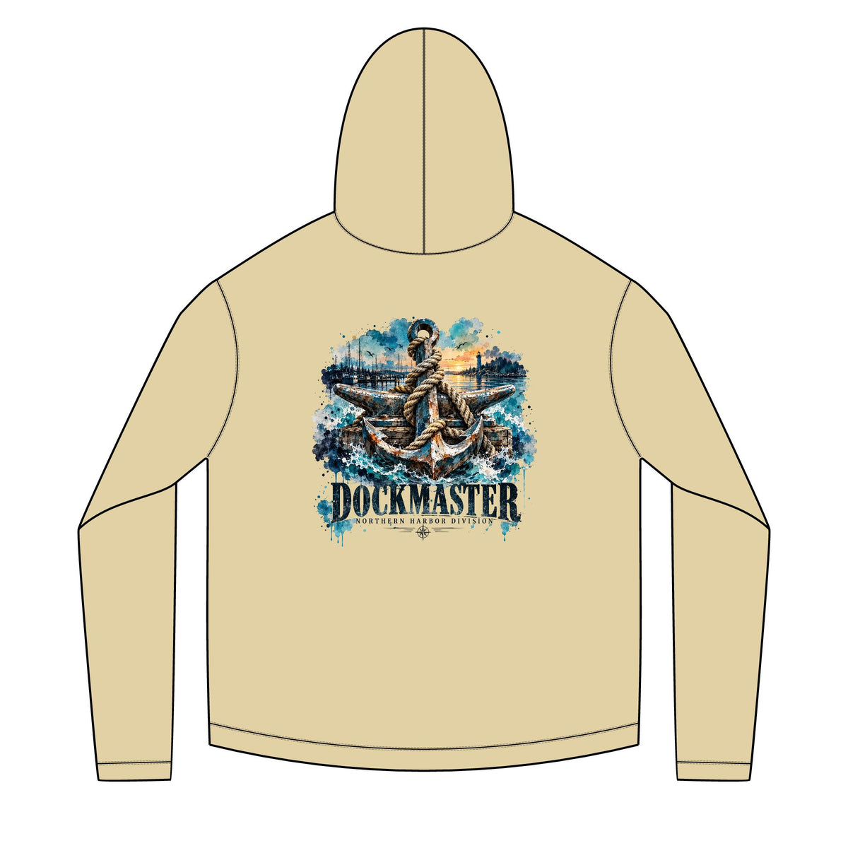 Dockmaster Blue Solar Hoodie