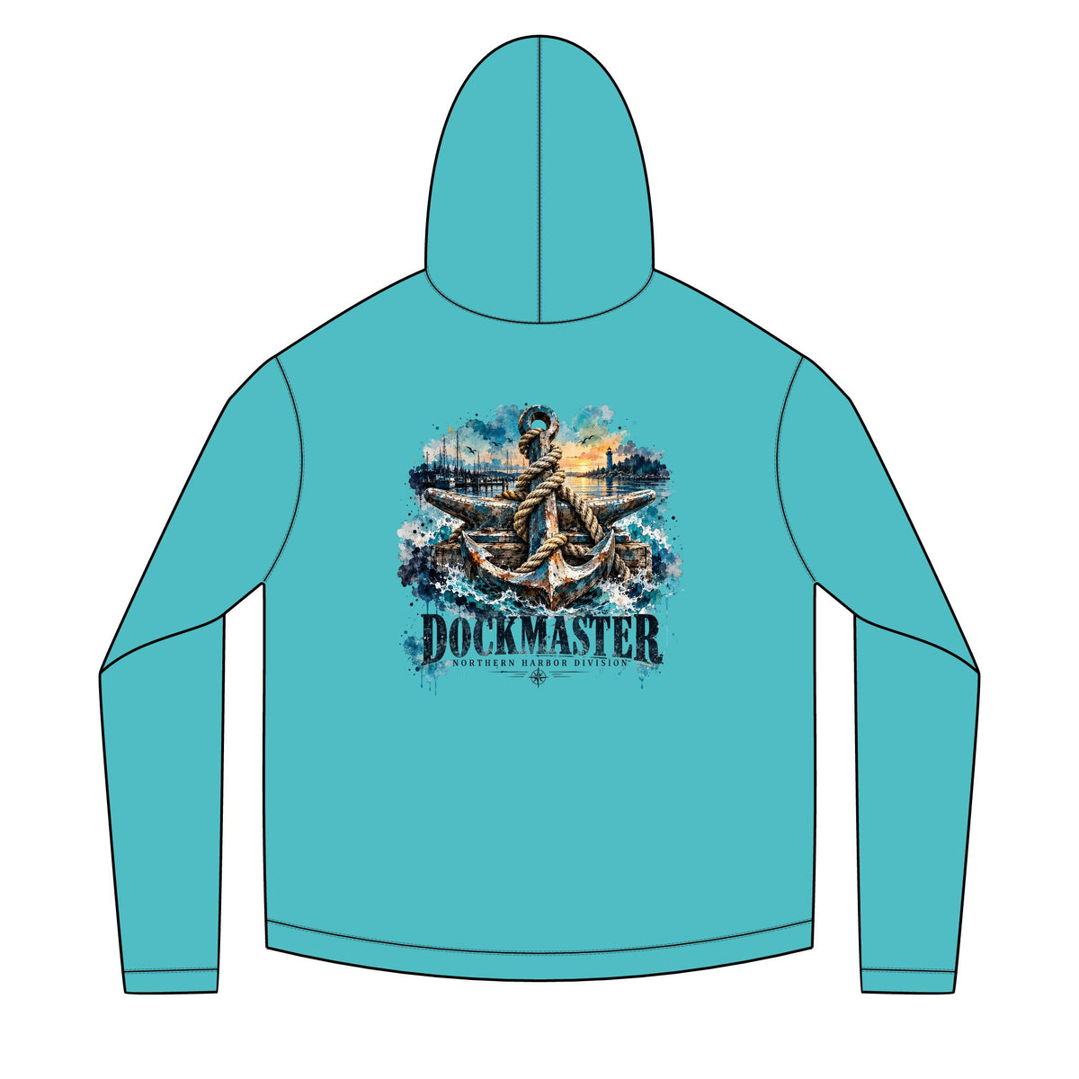 Dockmaster Blue Solar Hoodie