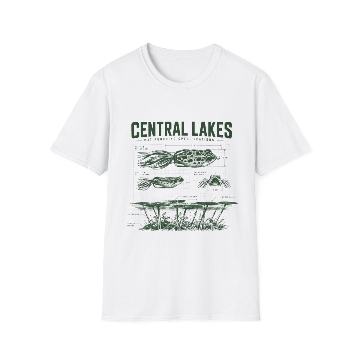 Central Lakes Fishing T-Shirt