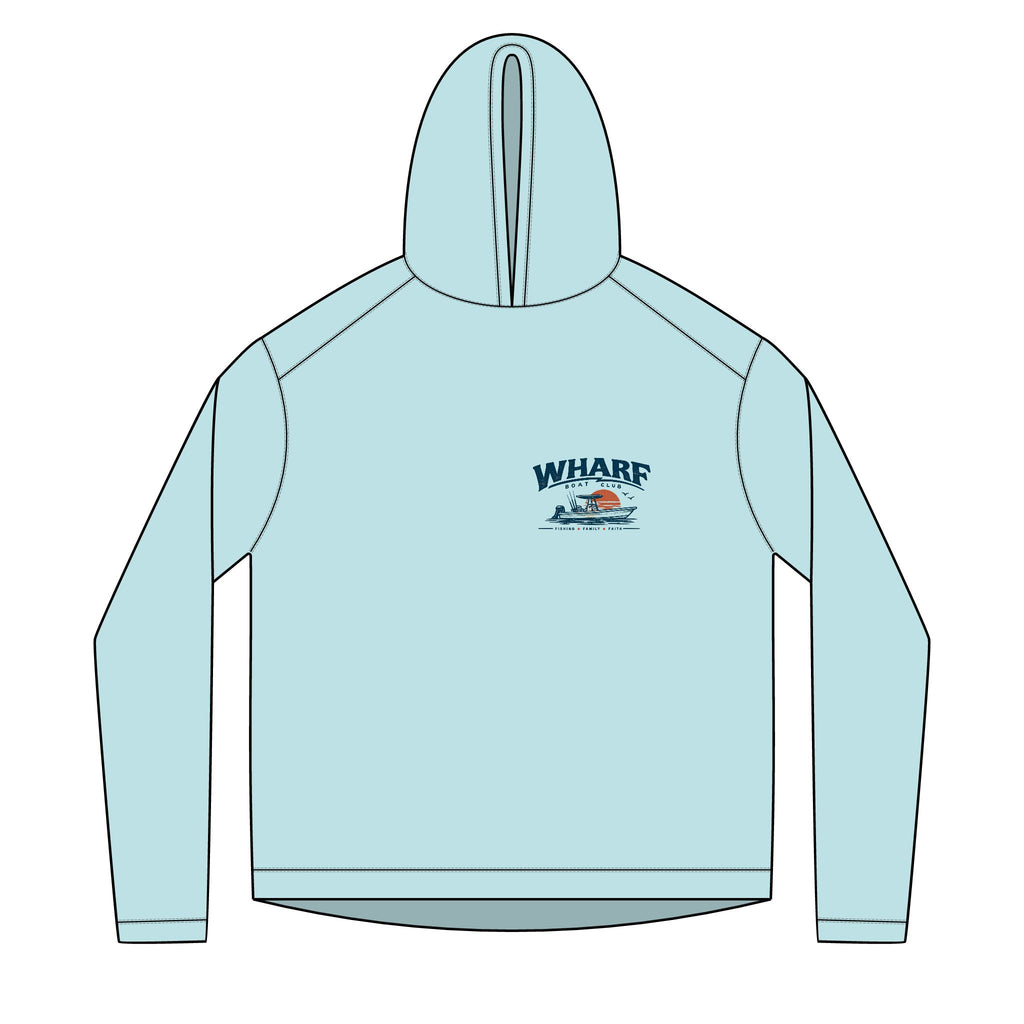 Wharf Boat Club Solar Hoodie