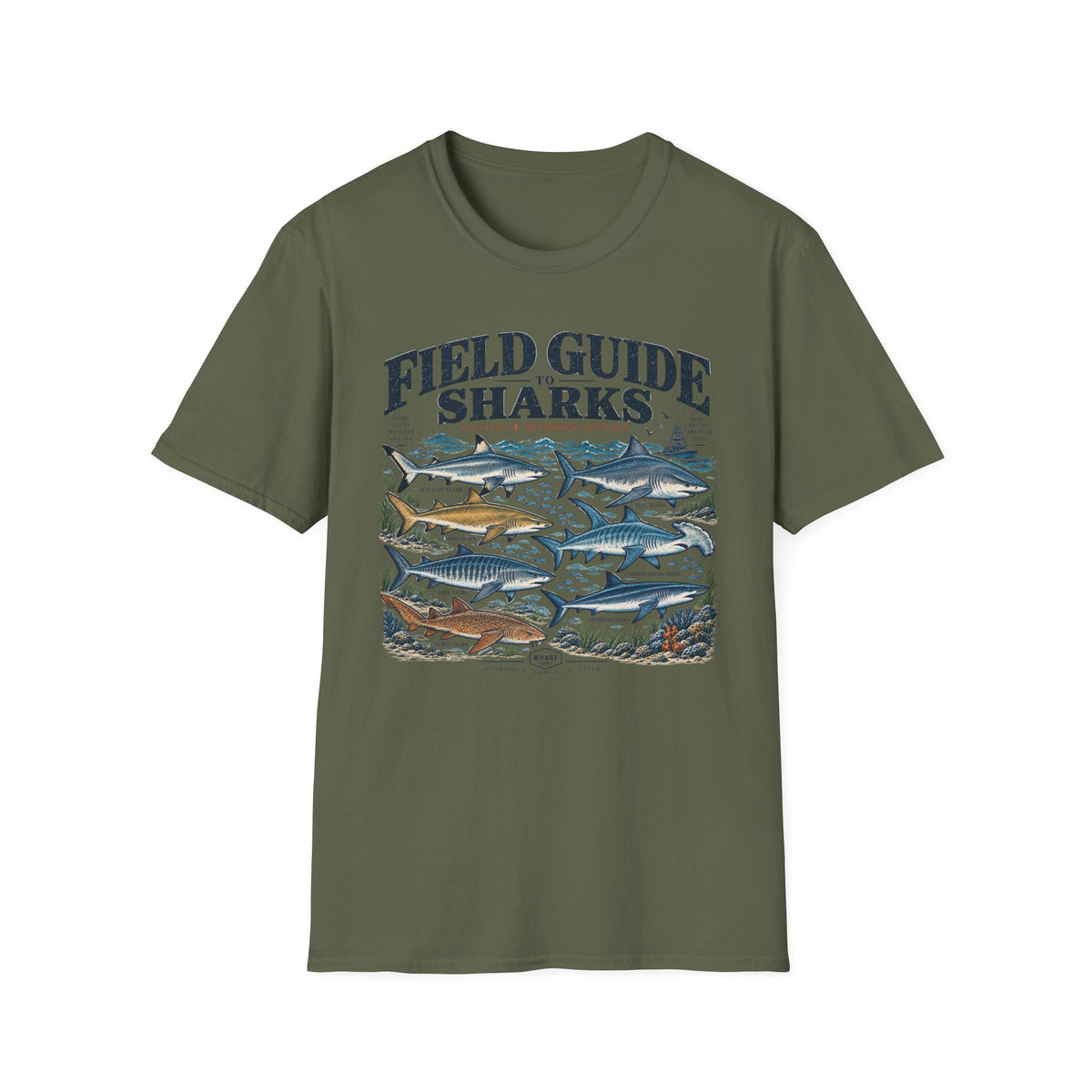 Field Guide To Sharks T-Shirt