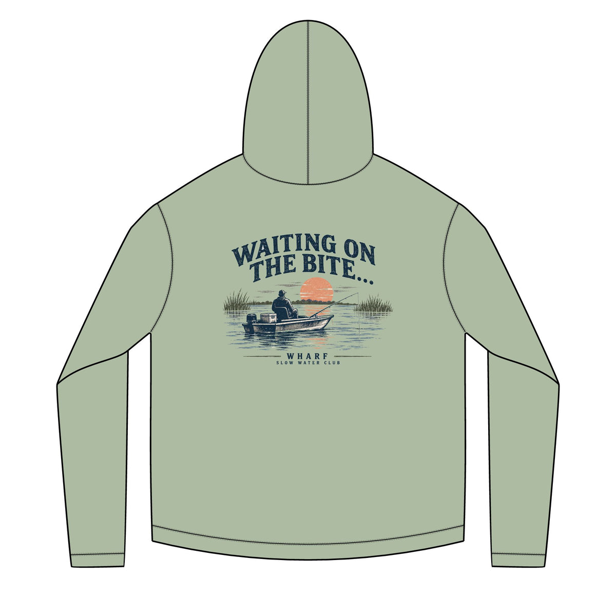 Waiting On The Bite Solar Hoodie