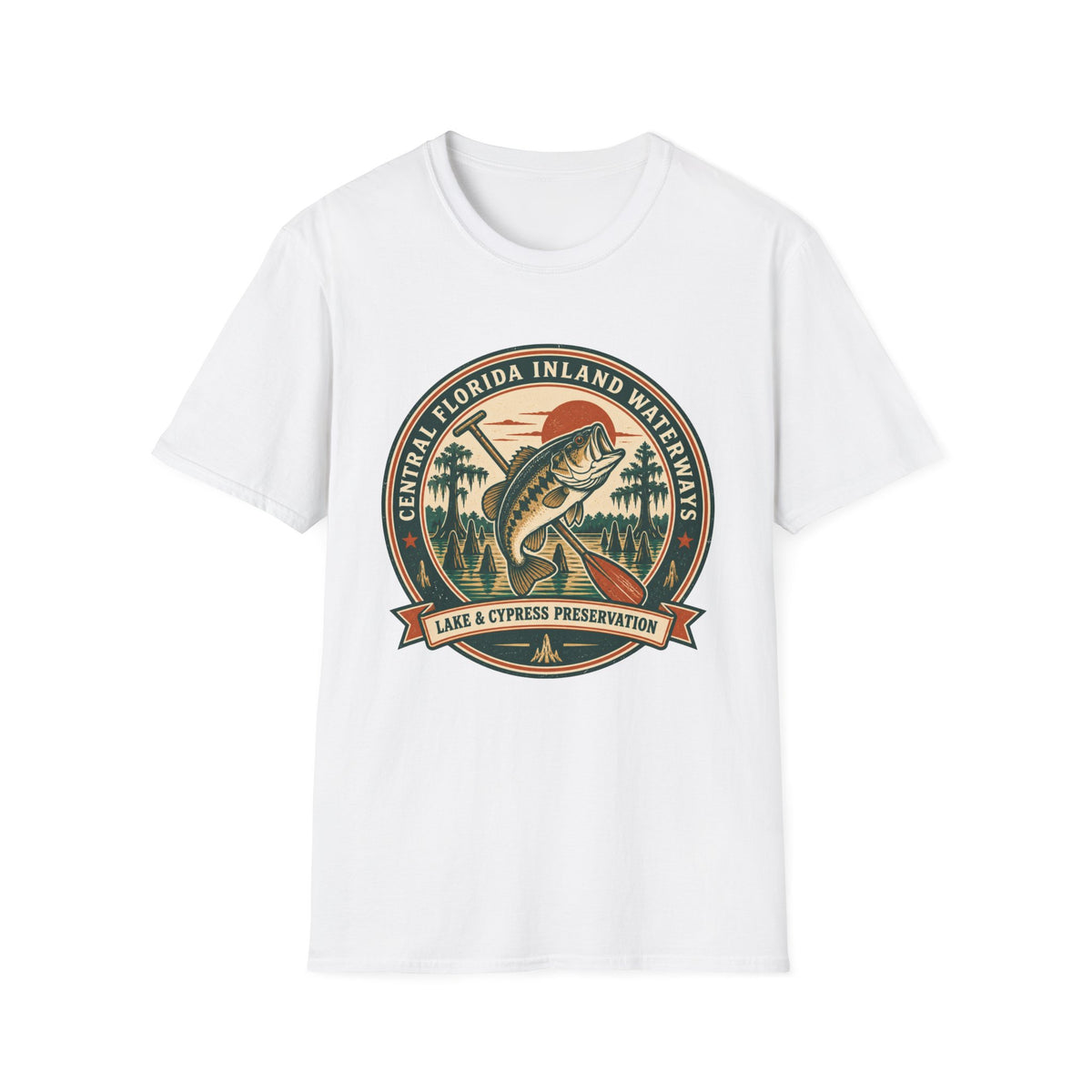 Central Florida Inland Waterways Fishing T-Shirt