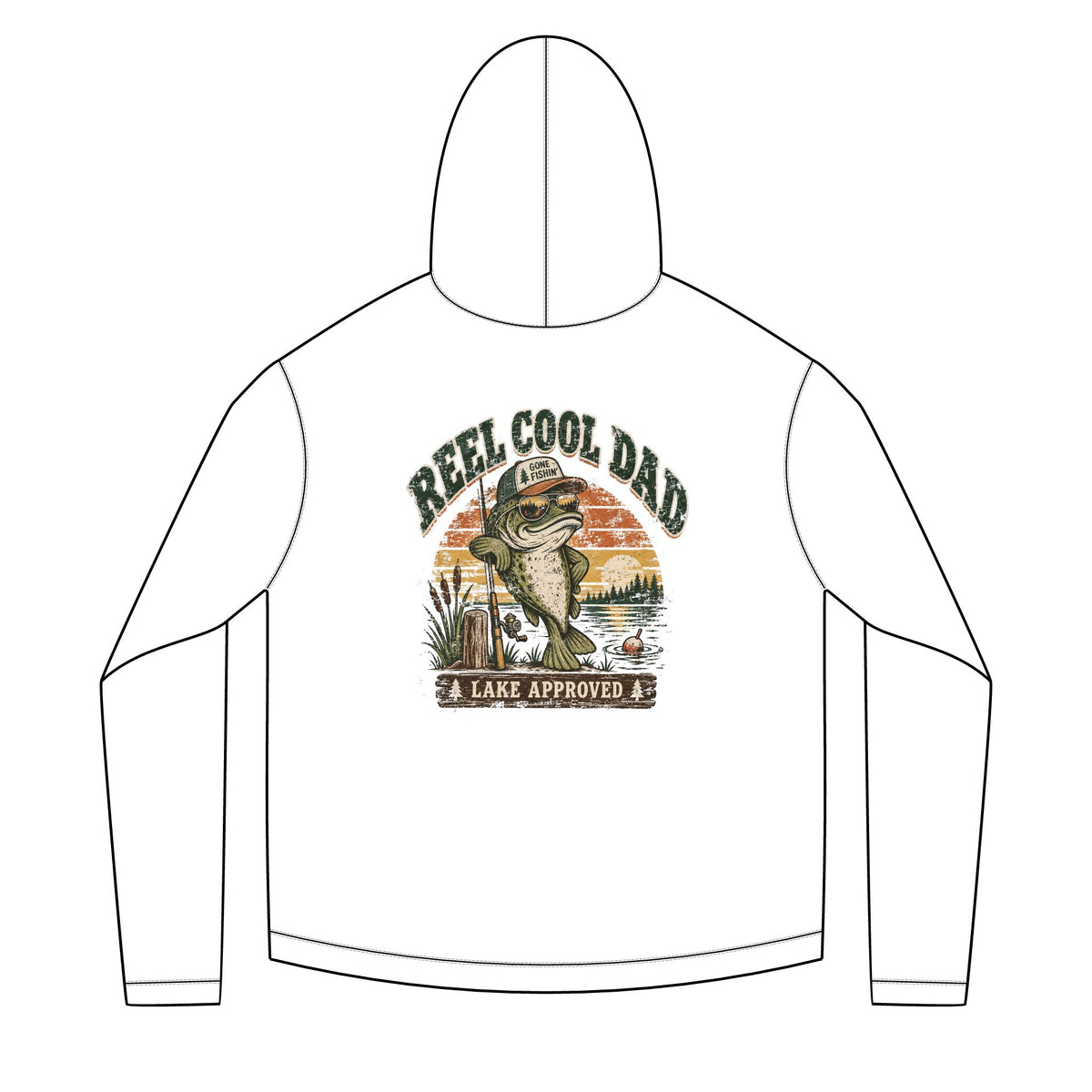 Reel Cool Dad Solar Hoodie