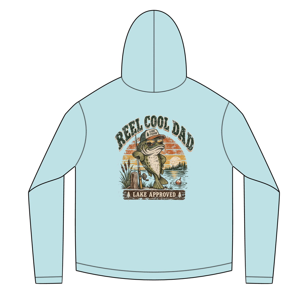 Reel Cool Dad Solar Hoodie