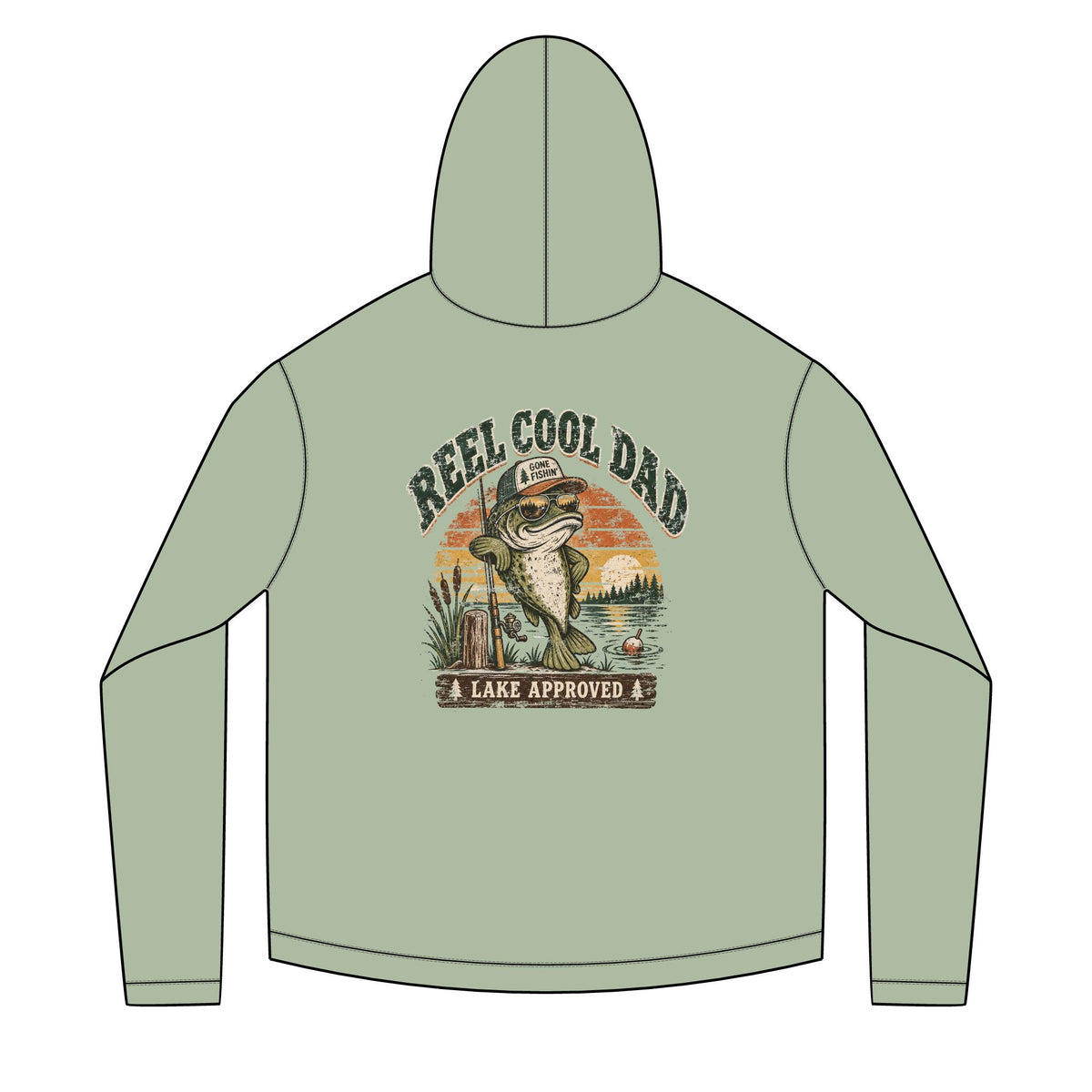 Reel Cool Dad Solar Hoodie